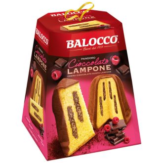   Balocco Pandoro Cioccolato Lampone – Csokis-Málnás Pandoro (800 g)