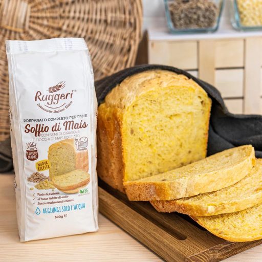Ruggeri kenyérliszt keverék kukoricapehellyel és napraforgómaggal 500 g