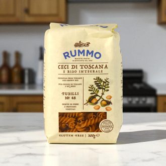   Rummo Csicseriborsó-Barna Rizs Fusilli Tészta (Gluténmentes) 300 g