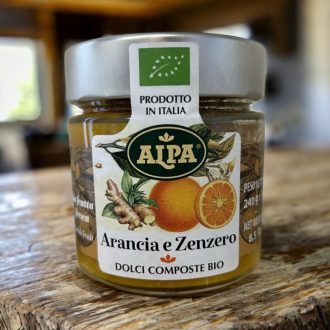 Alpa Bio Narancslekvár Gyömbérrel (Arancia e Zenzero)