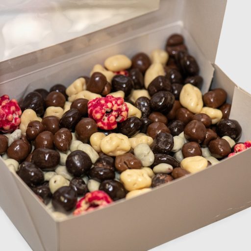 NUTFOOD Csokoládés aszalt gyümölcsök vegyesen, díszdobozban 1000 g