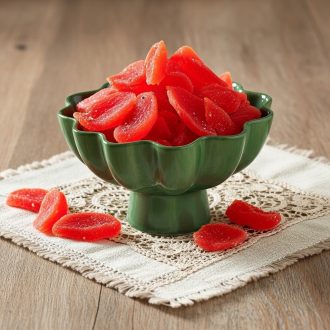 NUTFOOD Aszalt, kandírozott piros ananász 250 g